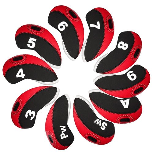Neoprene Iron Covers - 10 Pieces - Crafty Golf