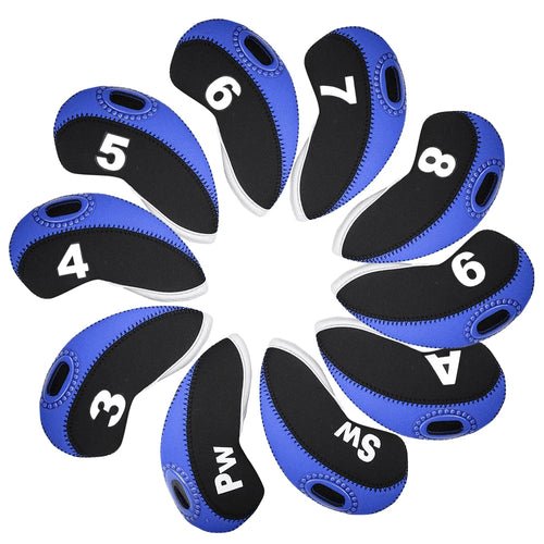 Neoprene Iron Covers - 10 Pieces - Crafty Golf