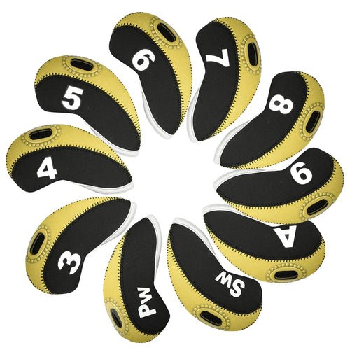 Neoprene Iron Covers - 10 Pieces - Crafty Golf