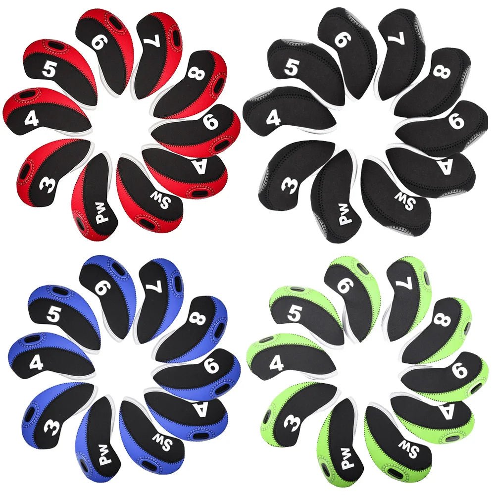 Neoprene Iron Covers - 10 Pieces - Crafty Golf