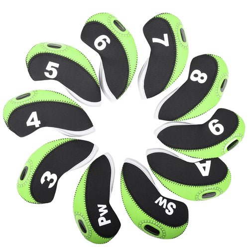 Neoprene Iron Covers - 10 Pieces - Crafty Golf