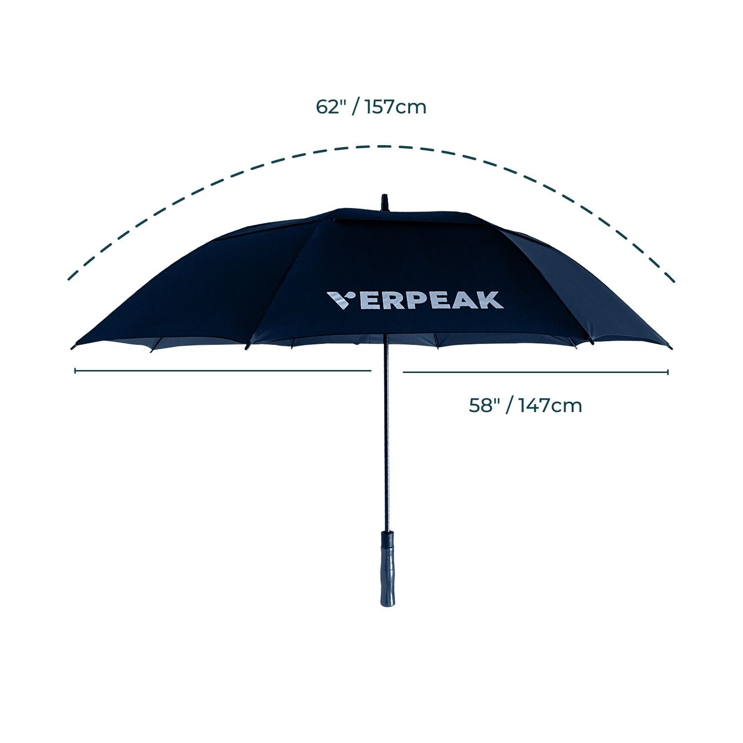 Verpeak Golf Umbrella 62" - Blue - Crafty Golf