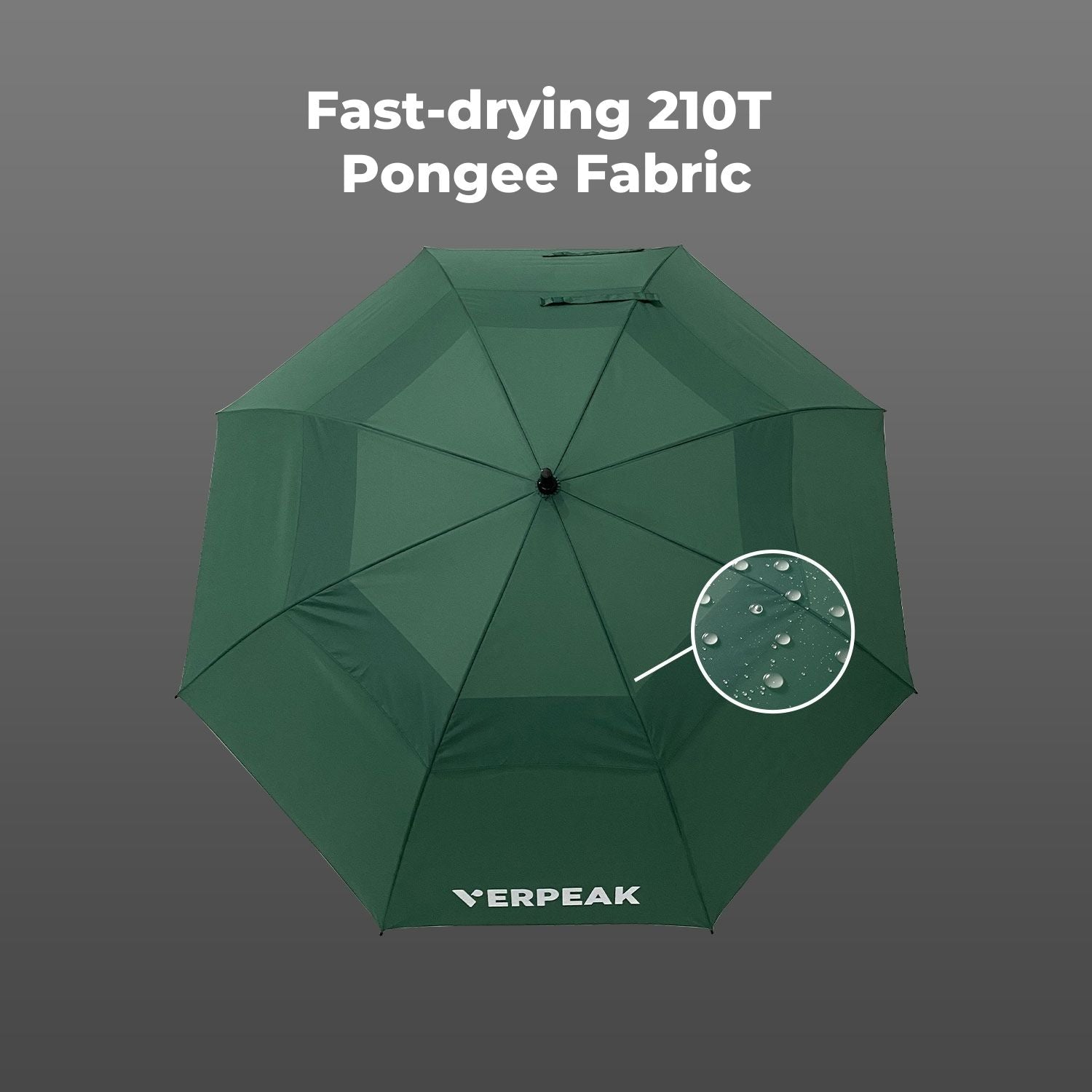 Verpeak Golf Umbrella 62" - Dark Green - Crafty Golf