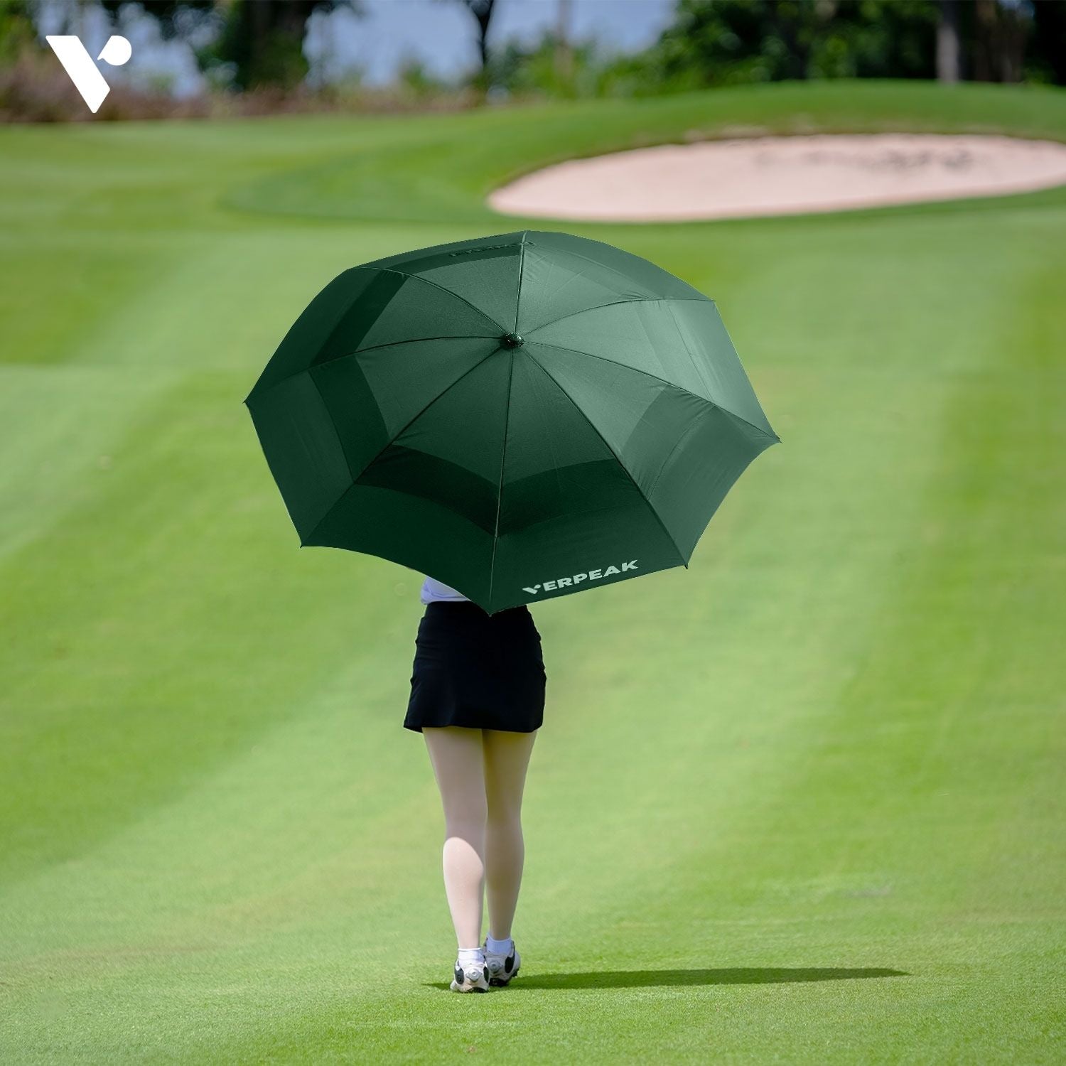 Verpeak Golf Umbrella 62" - Dark Green - Crafty Golf